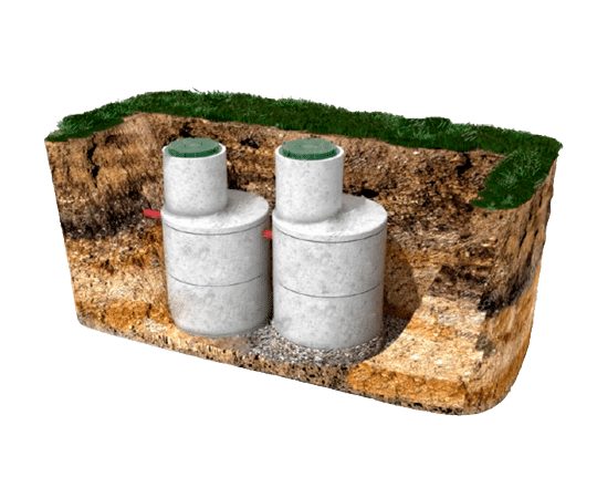 Септики из бетонных колец  в Калязинском районе и в Калязине